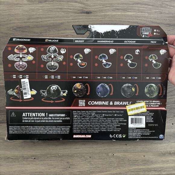 Bundle Set Toy Bakugan Battle Arena Dragonoid + Bakugan Clash Pack Street Brawl - Picture 7 of 9